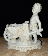 sujet personnage figurine d'enfant en biscuit porcelaine ancienne 