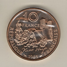 10 FRANCS 1985 VICTOR HUGO TRANCHE B FDC SOUS SCELLÉ