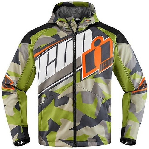 Veste moto verte merc - de,
