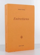 GRACQ (Julien) - Entretiens - 2002 - Edition Originale