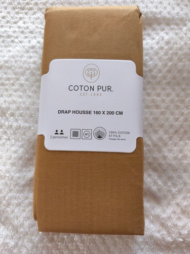 Coton pur drap housse - coton, drap-housse