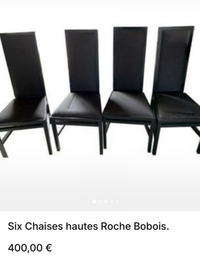 Lot chaises roche bobois - chaises,