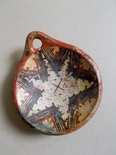 Ancienne coupelle en terre - ancienne, ,