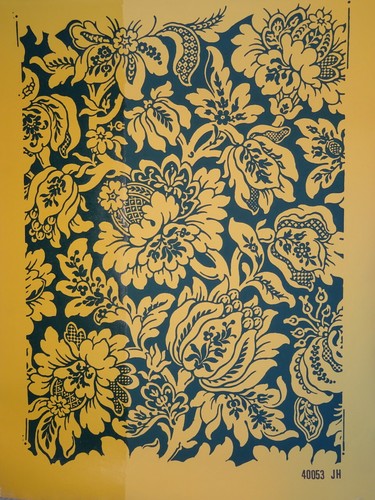 Planche papier peint - peint, xx°