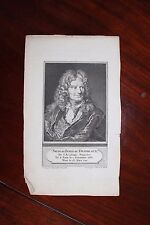 ✒ ca.1750 Hyacinthe RIGAUD Jean DAULLE Portrait de Nicolas BOILEAU DESPREAUX