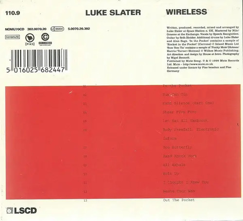 Luke slater wireless - cd,