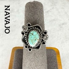 Bague argent turquoise - en,