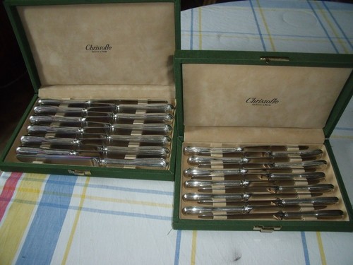 Christofle couteaux filet - couteaux,