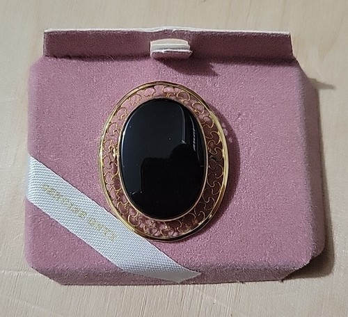 épingle pierre onyx noir - d'onyx,