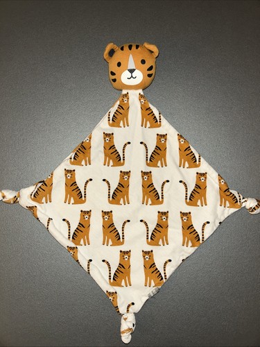 Doudou losange plat - plat, tigre