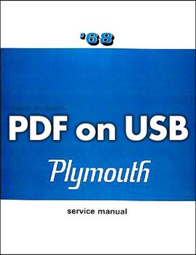 1968 plymouth usb atelier - 1968,