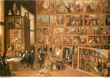 Art - Peinture - David Teniers - L'Archeveque Léopold Guillaume contemplant les