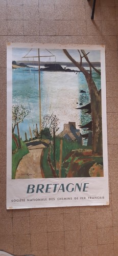 Affiche bretagne sncf - bretagne,,