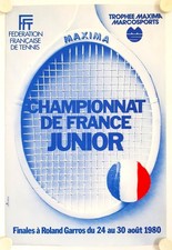 Affiche Tennis CHAMPIONNAT