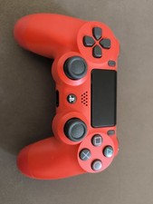 ? Manette Sony DualShock 4 V2 Rouge – PS4 Originale – Très Bon État ✅