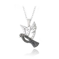 925 argent diamant - argent, accent