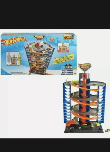 Hot wheels city - mega, garage