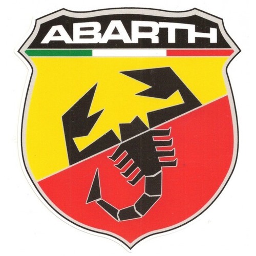 Abarth sticker vinyle - abarth, laminé