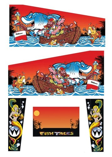 Stickers fish tales - tales, 2