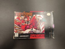 Secret Of Evermore Super Nintendo SNES Complet USA NTSC-U/C