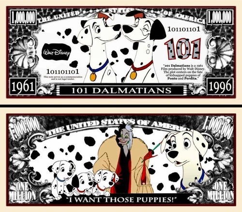 Les 101 dalmatiens - les, billet