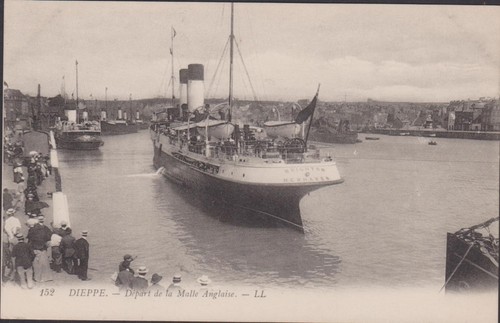 Cpa dieppe 152 depart de - cpa, la