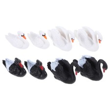  8 Pcs Figurine De Cygne
