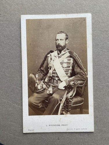 Photo cdv oscar roi de - photo, ii