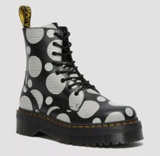 Dr Martens 8 Trou Jadon Noir Pois 26882009 Classic Doc