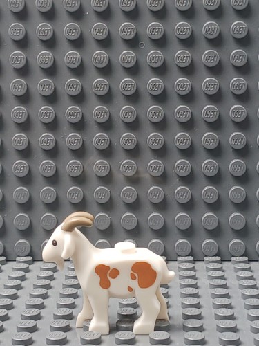 Lego goat with black eyes - lego,