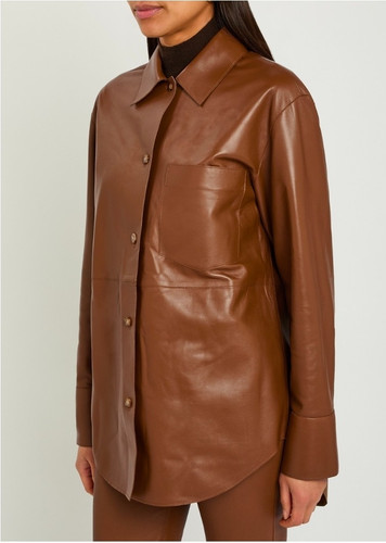 Veste chemise femme cuir - chemise,