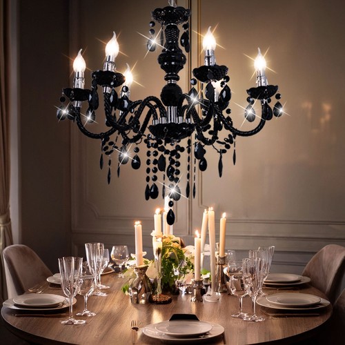 Lustre suspendu flammes - lustre,