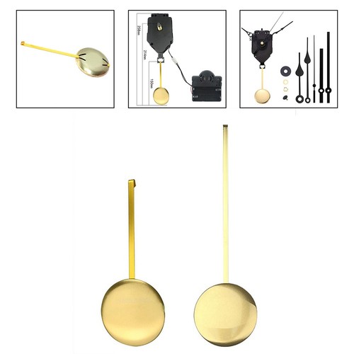 Pendule dorée personnalisable