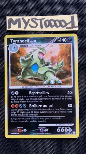 Carte pokémon tyranocif - pokémon,