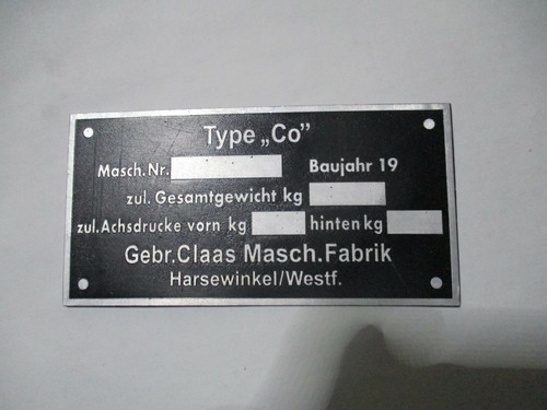Plaque signalétique - plaque,