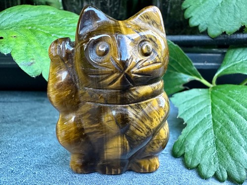 Oeil tigre figurine - figurine, maneki