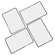 4pcs Page de page Loupe Fresnel Lentilles 3x Lampe Loupe Loupe Loupe