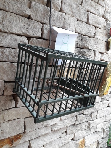 Cage ancienne bois - en,