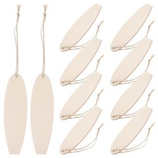  10 Pièces Découpes de Planche de Surf en Bois Planches de Surf Non Peintes