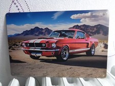 TOLE METAL MUSTANG ROUGE 20 X