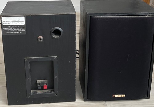 Klipsch dark wood - of, two