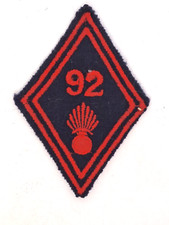 016358 losange infanterie 92