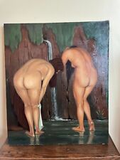 Tableau huile sur toile J.B