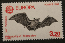 Timbre - FRANCE - EUROPA: petit rhinolophe - 1986 - Neuf ** - YT2417