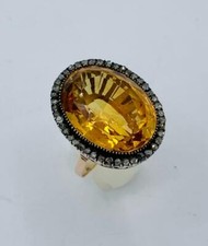 GIA 30 Carat Citrine Rose