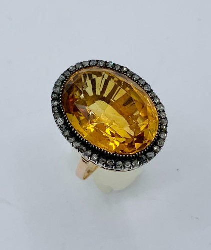Gia carat citrine rose - 30,