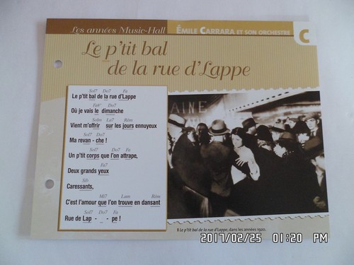 Carte fiche plaisir chanter - de,