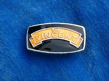 RARE TOP ! BROCHE VINTAGE badge - THE VINCENT - MOTO