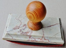 Ancien TAMPON BUVARD avec dessus marbre