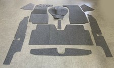 Tapis de Voiture Équipement pour Mercedes Ponton 190 + D 180 Lim. 1958- Gris